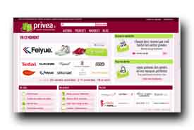 screenshot de www.privea.fr